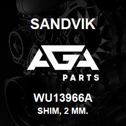 WU13966A Sandvik SHIM, 2 MM. | AGA Parts