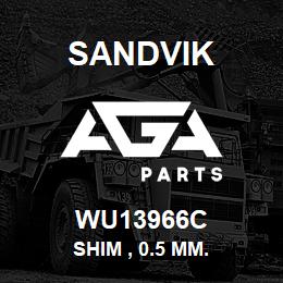 WU13966C Sandvik SHIM , 0.5 MM. | AGA Parts