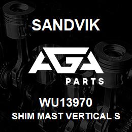 WU13970 Sandvik SHIM MAST VERTICAL STOP | AGA Parts