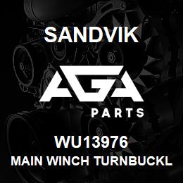 WU13976 Sandvik MAIN WINCH TURNBUCKLE 3/4 IN. RB | AGA Parts