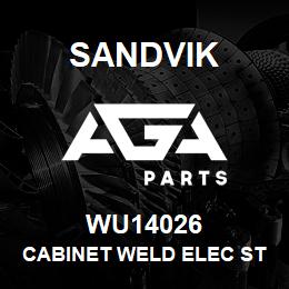 WU14026 Sandvik CABINET WELD ELEC START 5XO100 GAUGE | AGA Parts