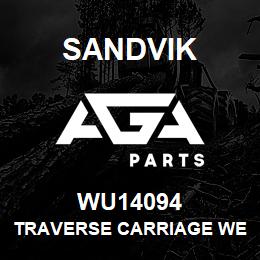 WU14094 Sandvik TRAVERSE CARRIAGE WELDM REV 4 | AGA Parts