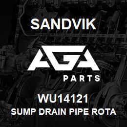 WU14121 Sandvik SUMP DRAIN PIPE ROTATION HEAD | AGA Parts