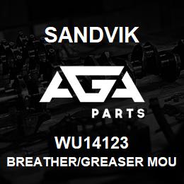 WU14123 Sandvik BREATHER/GREASER MOUNT REV.B | AGA Parts