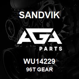 WU14229 Sandvik 96T GEAR | AGA Parts