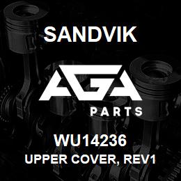 WU14236 Sandvik UPPER COVER, REV1 | AGA Parts