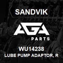 WU14238 Sandvik LUBE PUMP ADAPTOR, REV.1 | AGA Parts