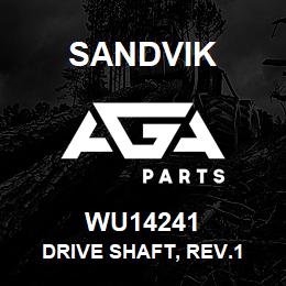 WU14241 Sandvik DRIVE SHAFT, REV.1 | AGA Parts