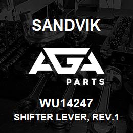 WU14247 Sandvik SHIFTER LEVER, REV.1 | AGA Parts