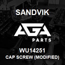 WU14251 Sandvik CAP SCREW (MODIFIED) REV.1 | AGA Parts