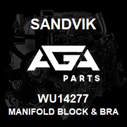 WU14277 Sandvik MANIFOLD BLOCK & BRACKET | AGA Parts