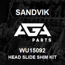 WU15092 Sandvik HEAD SLIDE SHIM KIT | AGA Parts