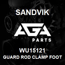 WU15121 Sandvik GUARD ROD CLAMP FOOT PROTECTION | AGA Parts