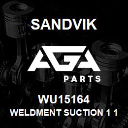 WU15164 Sandvik WELDMENT SUCTION 1 1/2 IN. | AGA Parts