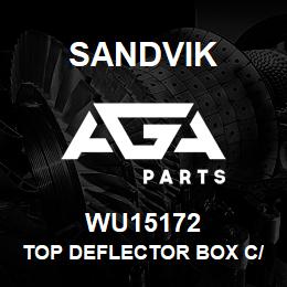 WU15172 Sandvik TOP DEFLECTOR BOX C/W HOSE SOCK REST | AGA Parts