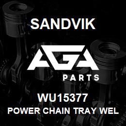 WU15377 Sandvik POWER CHAIN TRAY WELDMENT | AGA Parts