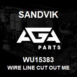 WU15383 Sandvik WIRE LINE CUT OUT MEMBER REV.1 | AGA Parts