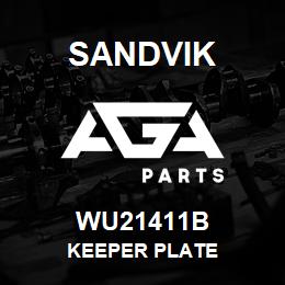 WU21411B Sandvik KEEPER PLATE | AGA Parts