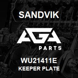 WU21411E Sandvik KEEPER PLATE | AGA Parts