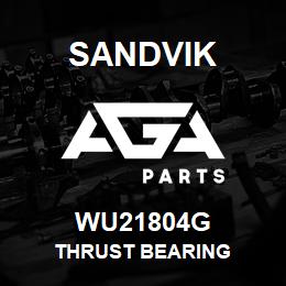 WU21804G Sandvik THRUST BEARING | AGA Parts