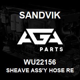 WU22156 Sandvik SHEAVE ASS'Y HOSE REEL REV.6 | AGA Parts