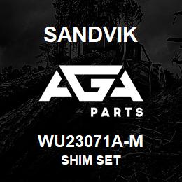 WU23071A-M Sandvik SHIM SET | AGA Parts