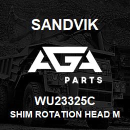 WU23325C Sandvik SHIM ROTATION HEAD MOUNTING RE | AGA Parts