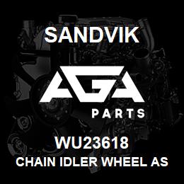 WU23618 Sandvik CHAIN IDLER WHEEL ASSY. | AGA Parts