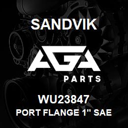 WU23847 Sandvik PORT FLANGE 1" SAE | AGA Parts