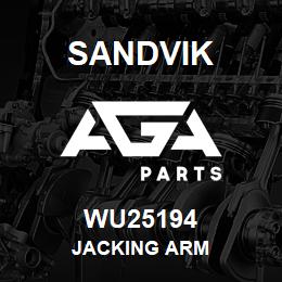 WU25194 Sandvik JACKING ARM | AGA Parts