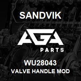 WU28043 Sandvik VALVE HANDLE MOD | AGA Parts