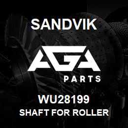 WU28199 Sandvik SHAFT FOR ROLLER | AGA Parts