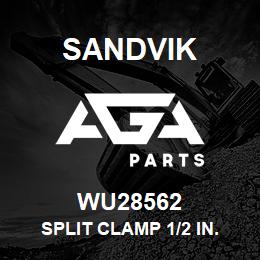 WU28562 Sandvik SPLIT CLAMP 1/2 IN. SAE HP HOLES | AGA Parts