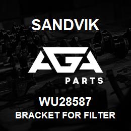 WU28587 Sandvik BRACKET FOR FILTER | AGA Parts