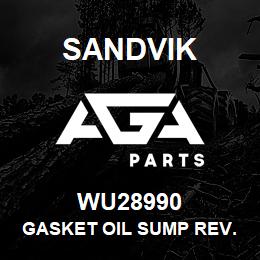 WU28990 Sandvik GASKET OIL SUMP REV.1 | AGA Parts