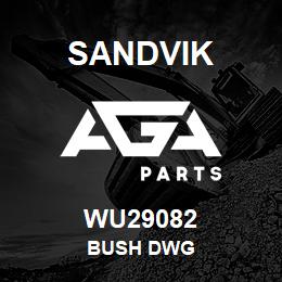 WU29082 Sandvik BUSH DWG | AGA Parts