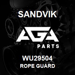 WU29504 Sandvik ROPE GUARD | AGA Parts