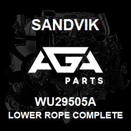 WU29505A Sandvik LOWER ROPE COMPLETE | AGA Parts