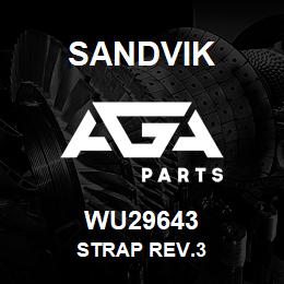 WU29643 Sandvik STRAP REV.3 | AGA Parts