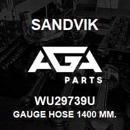 WU29739U Sandvik GAUGE HOSE 1400 MM. 2 | AGA Parts