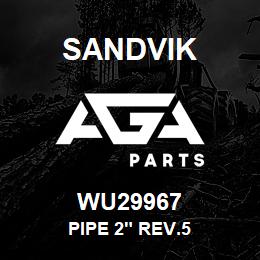 WU29967 Sandvik PIPE 2" REV.5 | AGA Parts