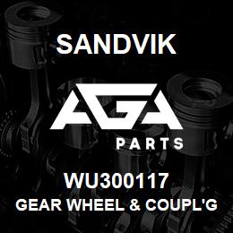 WU300117 Sandvik GEAR WHEEL & COUPL'G ASSY.- 2N | AGA Parts