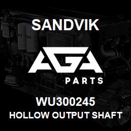 WU300245 Sandvik HOLLOW OUTPUT SHAFT | AGA Parts