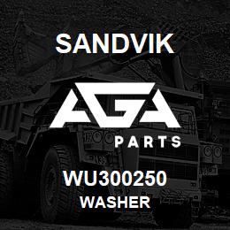 WU300250 Sandvik WASHER | AGA Parts