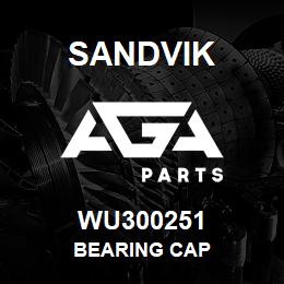 WU300251 Sandvik BEARING CAP | AGA Parts