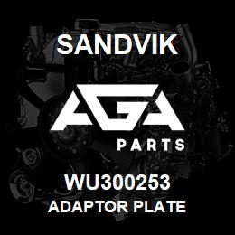 WU300253 Sandvik ADAPTOR PLATE | AGA Parts