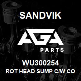 WU300254 Sandvik ROT HEAD SUMP C/W COOLER COIL | AGA Parts