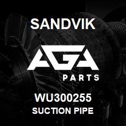 WU300255 Sandvik SUCTION PIPE | AGA Parts