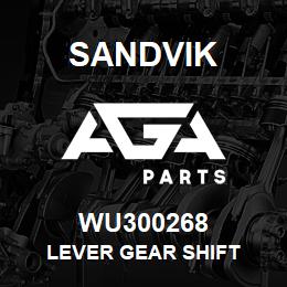 WU300268 Sandvik LEVER GEAR SHIFT | AGA Parts