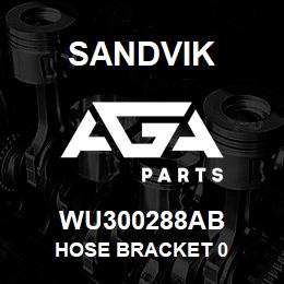 WU300288AB Sandvik HOSE BRACKET 0 | AGA Parts